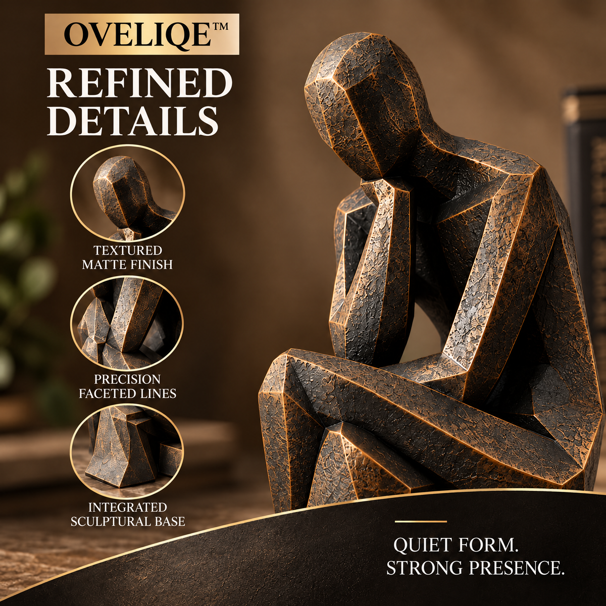 OVELIQE™ Quiet Form Seated Figure