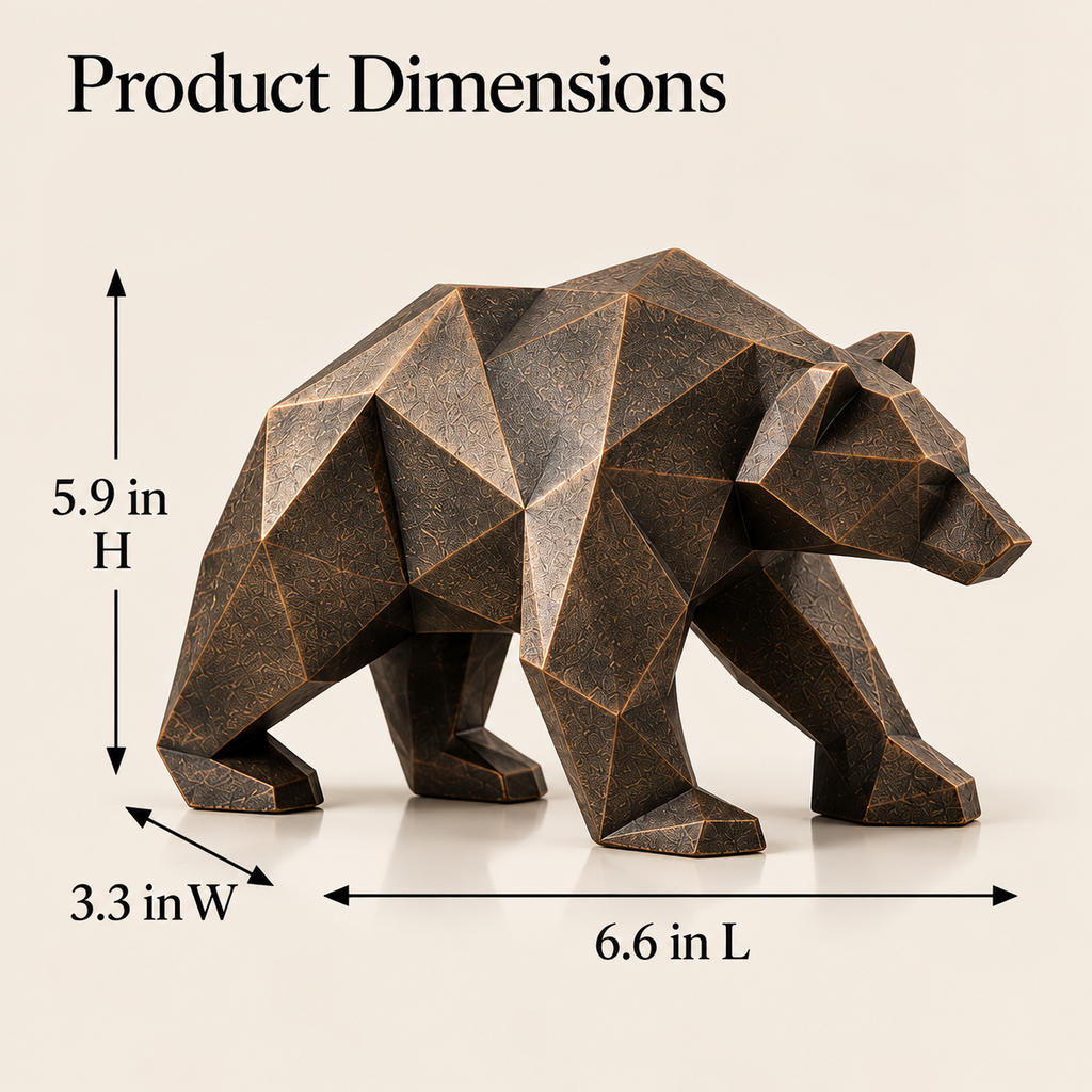 OVELIQE™ Ridgeback Geometric Bear
