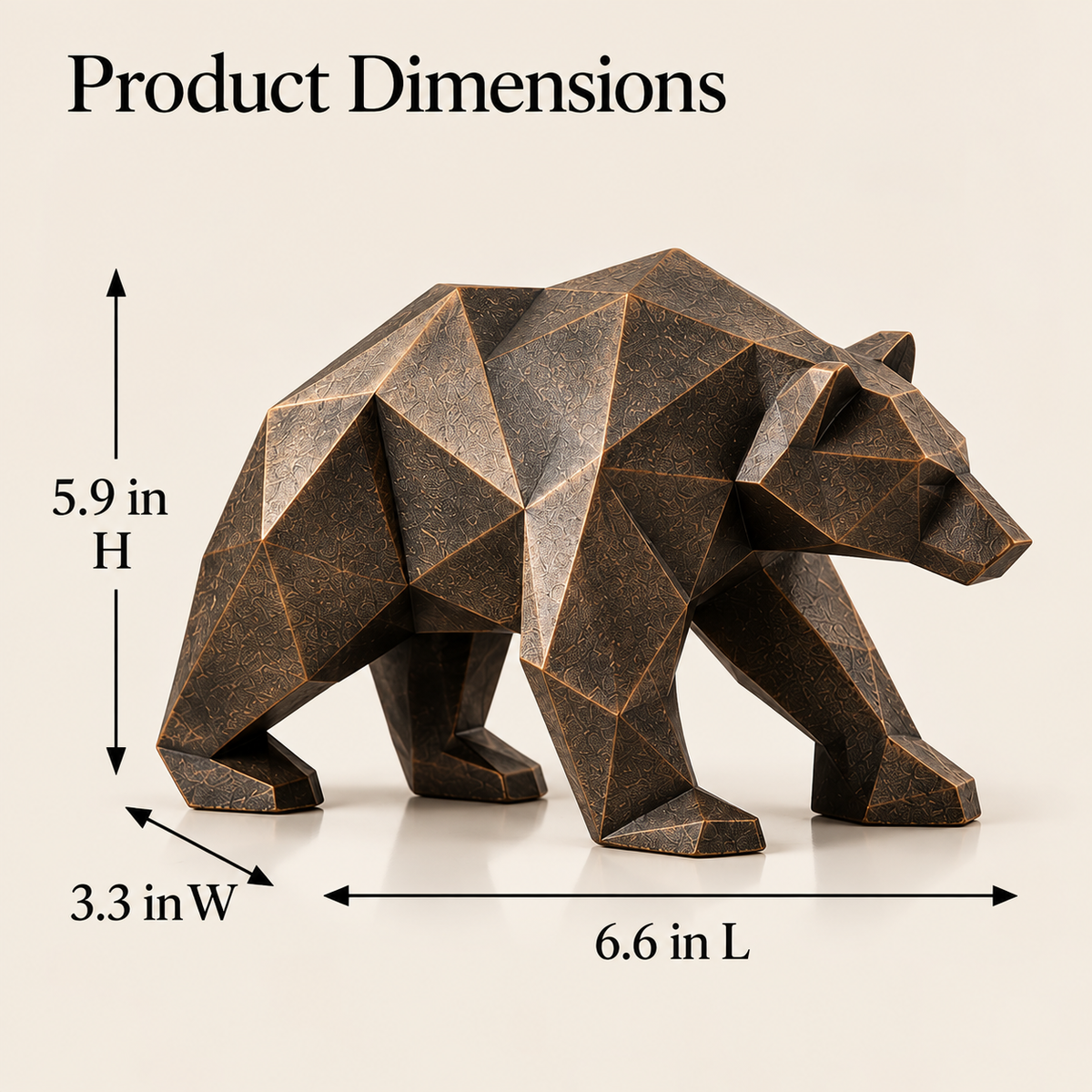 OVELIQE™ Ridgeback Geometric Bear