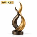 OVELIQE™ Aureline Twin Flame Sculpture