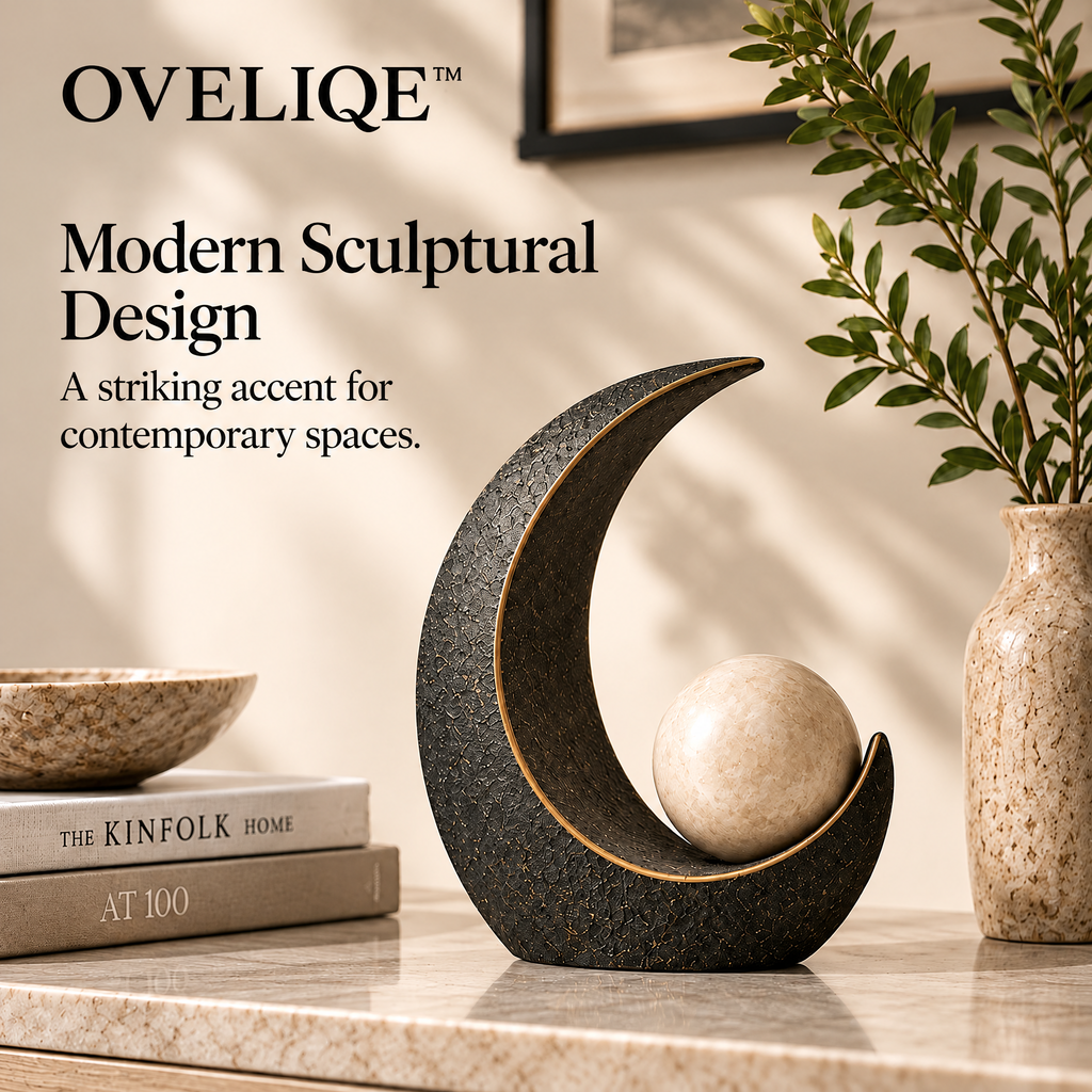 OVELIQE™ Solstice Arc & Orb Sculpture